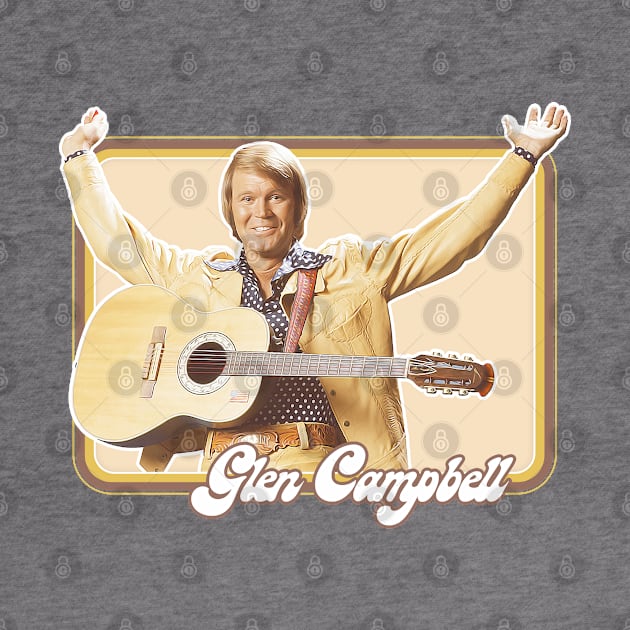 Glen Campbell // Retro 70s Style Fan Design by DankFutura